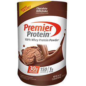 Image of Premier Protein® Chocolate Milkshake 100% Whey Powder Package