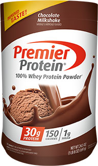 Image of Premier Protein® Chocolate Milkshake 100% Whey Powder Package