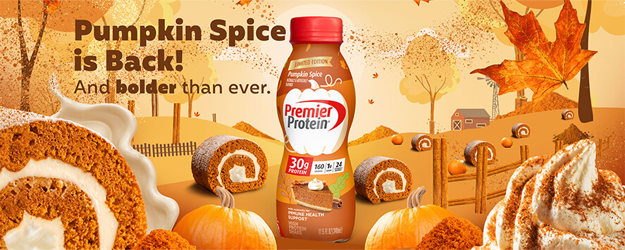 Pumpkin Spice is Back! And bolder than ever. Click to purchase.