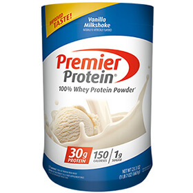 Image of Premier Protein® Vanilla Milkshake 100% Whey Powder Package