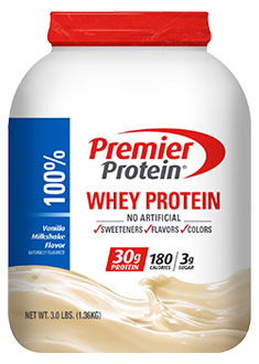 Image of Premier Protein® Vanilla Whey Protein Powder Package